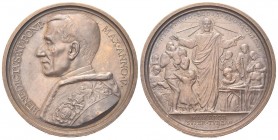ROMA
Benedetto XV (Giacomo della Chiesa), 1914-1922.
Medaglia 1919 a. V opus G. Romagnoli.
Æ, gr. 33,85 mm 44
Dr. BENEDICTVS XV PONT - MAX ANNO V....