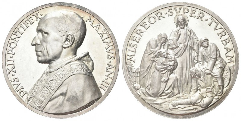 ROMA
Pio XII (Eugenio Pacelli), 1939-1958.
Medaglia 1941 a. III opus A. Mistru...