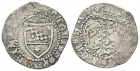 AQUILEIA
Antonio II Panciera di Portogruaro, 1402-1411. 
Denaro.
Ag, gr. 0,60
Dr. ANTONIVS (stella) PATRIARChA. Stemma del patriarca in scudo.
Rv...