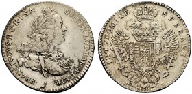 FIRENZE
Francesco II (III) di Lorena, 1737-1765. 
Francescone 1749.
Ag, gr. 26,99
Dr. Busto a d. laureato e corazzato.
Rv. Aquila imperiale bicip...