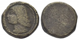 MILANO
Galeazzo Maria Sforza, Duca di Milano, 1466-1476
Peso monetale del Testone.
Æ, gr. 9,15
Dr. Busto a s., con lunga capigliatura.
Rv. -
Maz...