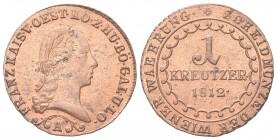 AUSTRIA
Francesco I, 1804-1835.
Kreuzer 1812, A. 
Æ, gr. 3,64
KM#2112.
 FDC