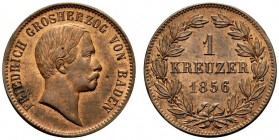 GERMANIA
Baden. Friedrich I, 1852/1856-1907.
Kreuzer 1856.
Æ, gr. 3,85 
KM#232.
 FDC