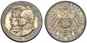 GERMANIA
Sassonia. Friedrich August I, 1904-1918.
2 D.M. 1909.
Ag, gr. 11,10
J. 138.
 FDC