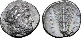Lucania, Metapontion AR Stater.