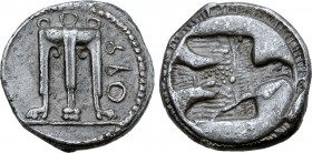 Bruttium, Kroton AR Stater.