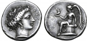 Bruttium, Terina AR Stater.