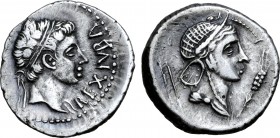 Kingdom of Mauretania, Juba II AR Denarius.