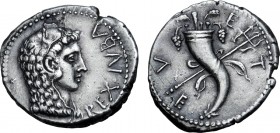 Kingdom of Mauretania, Juba II AR Denarius.