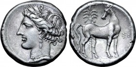 North Africa, Carthage AR Shekel.