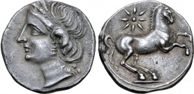 North Africa, Carthage AR Shekel.