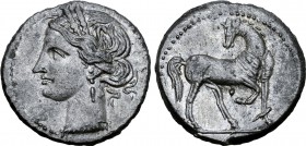 North Africa, Carthage BI Tridrachm.