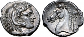 Sicily, Siculo-Punic AR Tetradrachm.