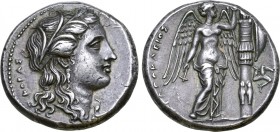 Sicily, Syracuse AR Tetradrachm.