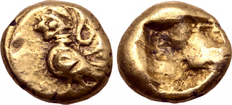 Ionia, uncertain mint EL Hemihekte - 1/12 Stater. Circa 600-550 BC. Phokaic stan...