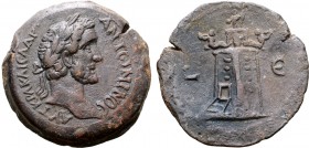 Antoninus Pius Æ Hemidrachm of Alexandria, Egypt.