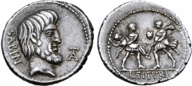 L. Titurius L. f. Sabinus AR Denarius.
