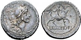 L. Valerius Acisculus AR Denarius.