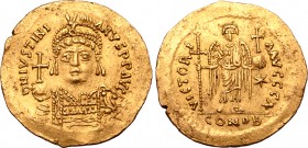 Justinian I AV Solidus.