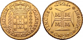 Brazil, Colonial. Juan V, King of Portugal AV 20,000 Reis.