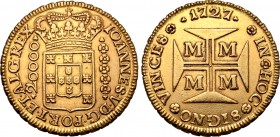 Brazil, Colonial. Juan V, King of Portugal AV 20,000 Reis.