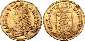 Estonia, Reval. Karl XI of Sweden AV Ducat.