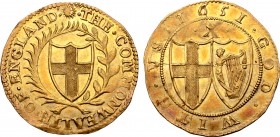 Great Britain, Commonwealth of England AV 2 Crowns - 10 Shillings.