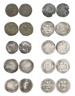 A COLLECTION OF TEN ABBASID SILVER AND COPPER COINS FROM THE HOLY CITY OF MAKKA, comprising eight silver dirhams and two copper fulus, all 3rd century...