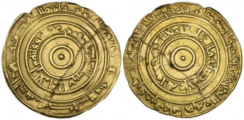 FATIMID, AL-‘AZIZ (365-386h). Dinar, Makka 366h. Weight: 2.80g. Reference: Nicol...