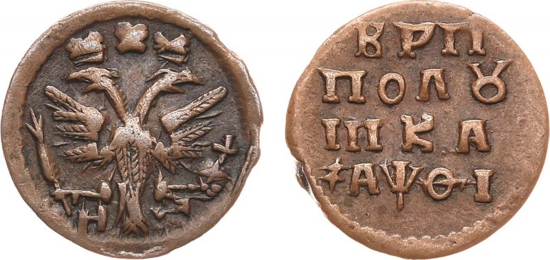 Полушка 1719 года. НД. Polushka 1719

 Медь. 1,03г. Набережный монетный двор. ...