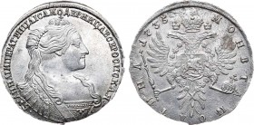 Полтина 1735 года. Poltina 1735

 Серебро. 13,12г. Кадашевский монетный двор. Аверс: с кулоном из трех жемчужин на груди. Реверс: Св. Георгий без пл...