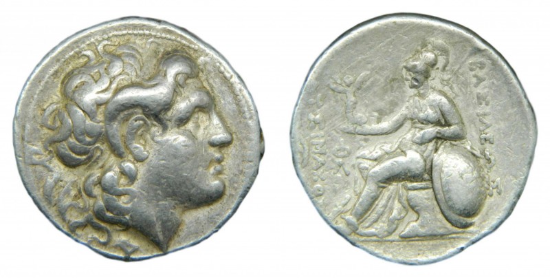 Tracia - Lisímaco (323-281 aC). Tetradracma. S 6814. 17,0 g. Ar.
mbc-