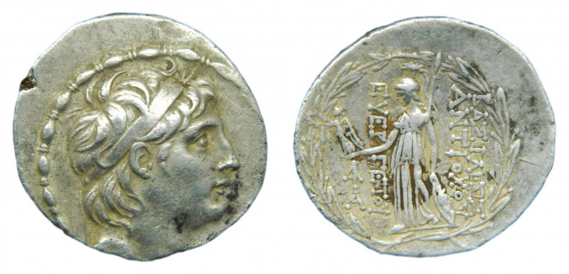 Seleucidas - Antioco VII Euergetes (138-129 aC). Tetradracma. S 7092. 16,3 g. Ar...