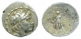 Seleucidas - Antioco VII Euergetes (138-129 aC). Tetradracma. S 7092. 16,3 g. Ar.
mbc