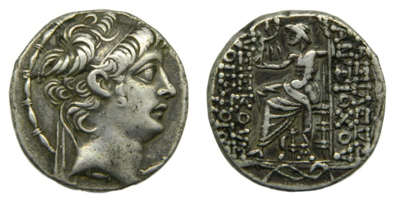 Seleucidas - Antioco X Eusebes Filopator (94-83 aC). Tetradracma. S 7182. 15,3 g...