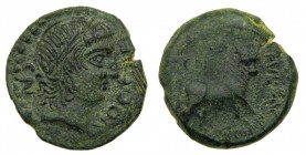 HISPANIA ANTIGUA Iberia - Castulo (Linares) (siglo II aC). Semis. ACIP 2119. 11,0 g.
mbc+/mbc-