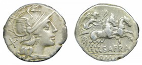 ROMA República - Spurius Afranius (150 aC). Denario. (RSC Afrania 1; Sear 85). 3,2 g.
bc