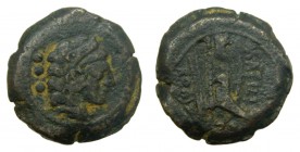 ROMA República - M. Atilius Saranus (148 aC). Cuadrante. (Babelon Atilia 13). 8,6 g.
bc+