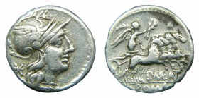 ROMA República - P. Maenius Antiaticus (132 aC). Denario. (RSC Maenia 7; Sear 126). 3,8 g.
mbc-