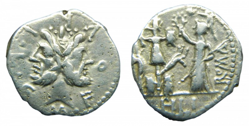 ROMA República - M. Furius L. f. Philus (119 aC). Denario. (RSC Furia 18; Sear 1...