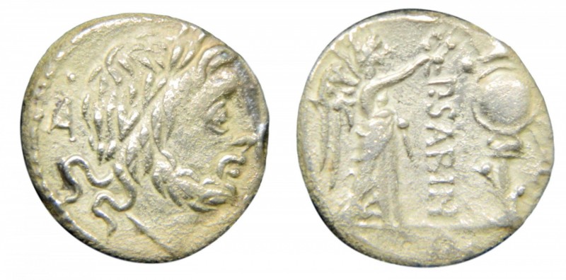 ROMA República - P. Sabinus (99 aC). Quinario. (RSC Vettia 1; Sear 211). 1,7 g....