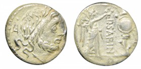 ROMA República - P. Sabinus (99 aC). Quinario. (RSC Vettia 1; Sear 211). 1,7 g.
mbc+/mbc