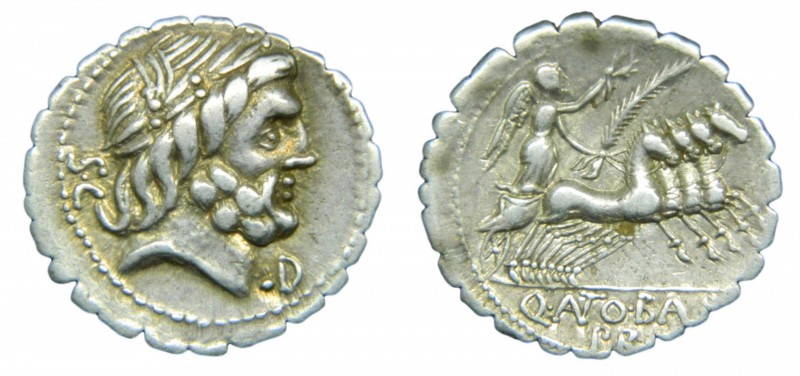 ROMA República - Q. Antonius Balbus (83-82 aC). Denario serratus. (RSC Antonia 1...