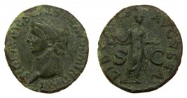 ROMA Imperio - Claudio I (41-54 dC) As. a/ TI CLAVDIVS CAESAR AVG P M TR P IMP - S C. r/ LIBERTAS AVGVSTA S C. (RIC 97; Sear 1859). 8,9 g
mbc+