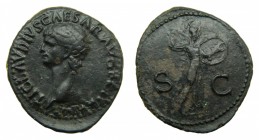 ROMA Imperio - Claudio I (41-54 dC) As. a/ TI CLAVDIVS CAESAR AVG P M TR P IMP - S C. r/ S C. Minerva. (RIC 100; Sear 1861). 11,2 g
mbc+