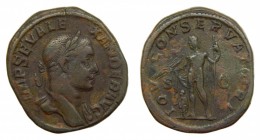 ROMA Imperio - Severo Alejandro (222-235 dC). Sestercio. a/ IMP SEV ALEXANDER AVG. r/IOVI CONSERVATORI - S C (RIC 558; Sear 7966). 26,1 g.
mbc+
