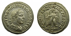 ROMA Imperio - Filipo I (244-249 dC). Antioquia ad Orontem (Siria). Tetradracma de vellón. ANTIOXIA / SC bajo águila. (GIC 3958). 13,3 g.
s/c