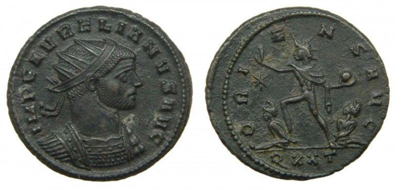 ROMA Imperio - Aureliano (270-275 dC). Antoniniano. Ticinum. a/ IMP C AVRELIANVS...