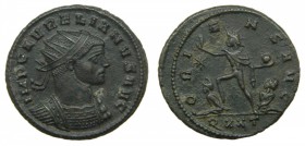 ROMA Imperio - Aureliano (270-275 dC). Antoniniano. Ticinum. a/ IMP C AVRELIANVS AVG. r/ ORIENS AVG (RIC 151). 3,6 g. 
ebc