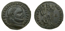 ROMA Imperio - Licinio (308-324 dC). Follis. Heraclea. a/ IMP C VAL LIC LICINIVS P F AVG. r/ IOVI CONSERVATORI AVGG (RIC 6). 3,9 g. 
ebc